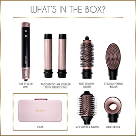 ELLA BELLA 6-in-1 travel case included for secure packing on trips.