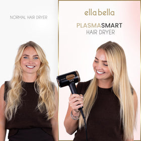 ELLA BELLA all-hair-types settings showcasing versatile heat options