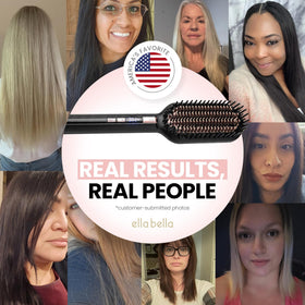 ELLA BELLA endorsement badge signals trusted styling quality