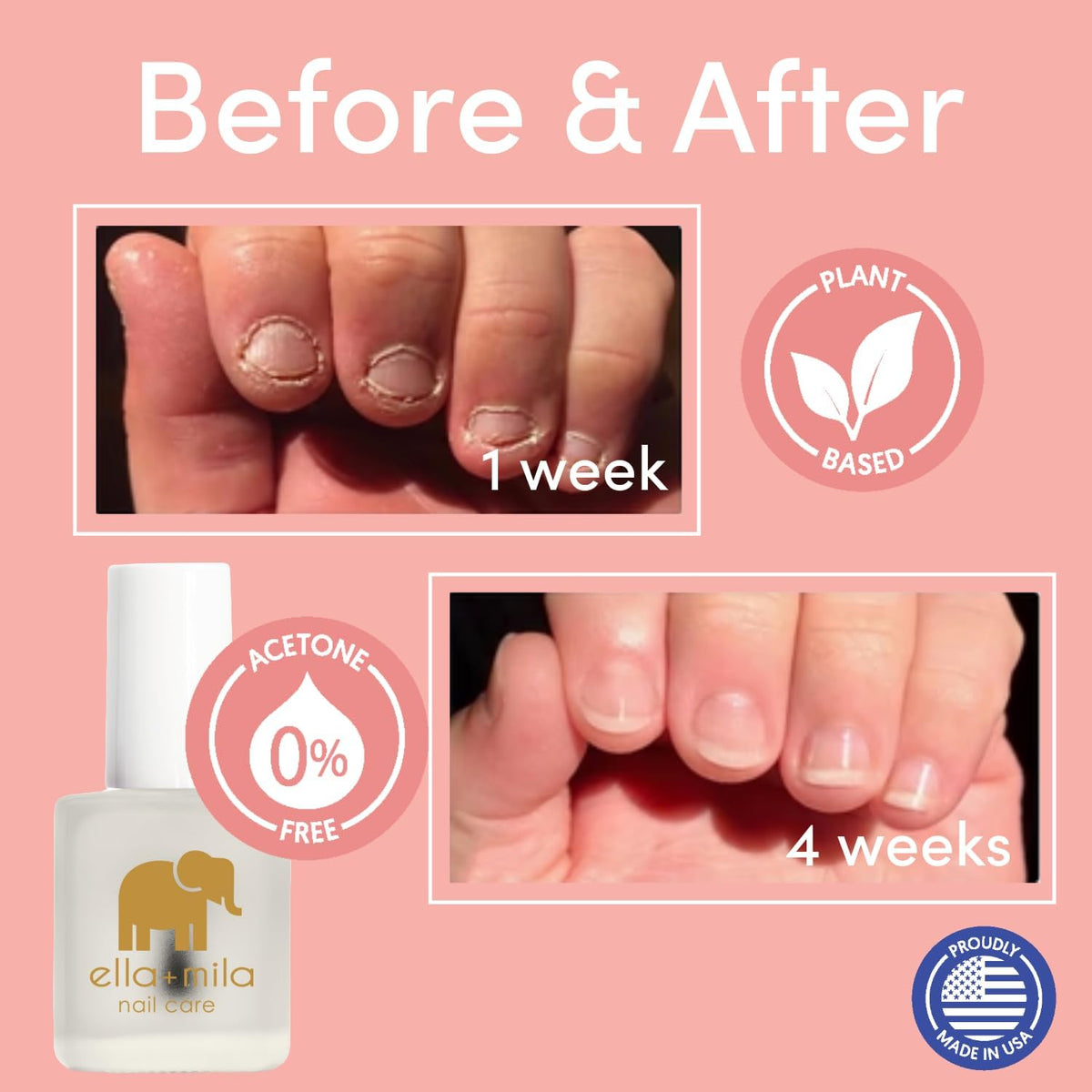 Supports healthy nail growth while discouraging biting