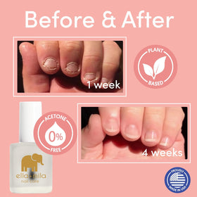 Supports healthy nail growth while discouraging biting