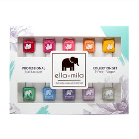 ella-mila professional nail polish color 05 for kid-friendly, safe application and shine