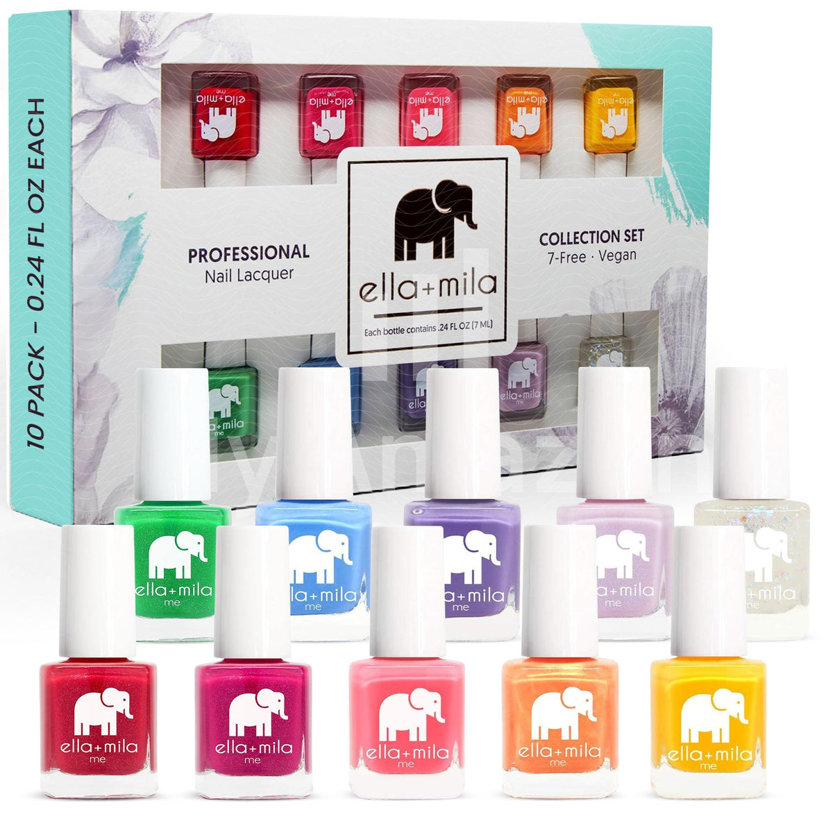 ella-mila professional nail polish color 08 for quick touch-ups and durable wear