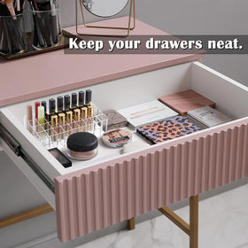 ELLDOO beauty display case transparent for cosmetics and fragrances