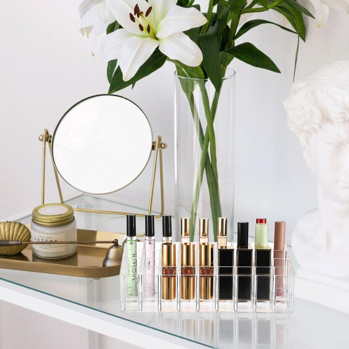 ELLDOO gift-ready beauty storage organizer for a refreshed vanity