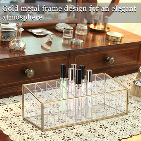 ELLDOO rollerball organizer on the dresser creates a neat vanity display.