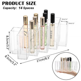 ELLDOO organizer side view highlights slim footprint for dresser space efficiency