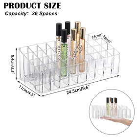 ELLDOO 36-spaces organizer keeping rollerball bottles organized