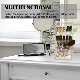 ELLDOO rollerball perfume organizer metal frame; durable, modern styling