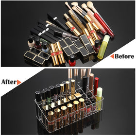ELLDOO rollerball perfume storage with makeup bottles neatly arranged