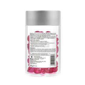 Ellips Hair Oil capsules open for quick on‑the‑go frizz control.