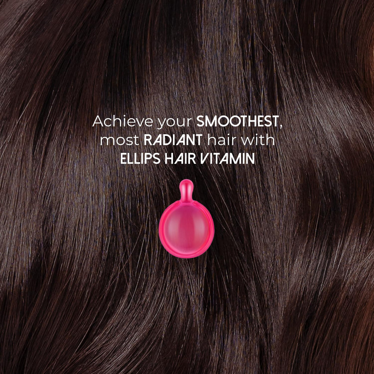 Ellips Hair Oil heat protection graphic indicating up to 450°F styling.
