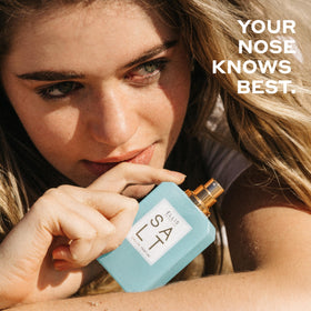 Ellis Brooklyn Salt EDP on a dresser evokes tropical warmth for daily wear