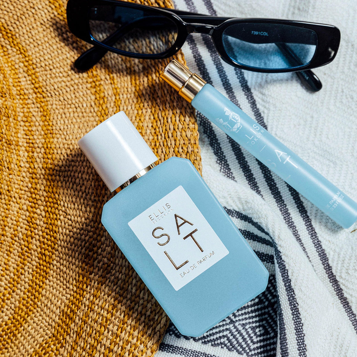 Salt EDP packaging with elegant label for gifting and travel convenience