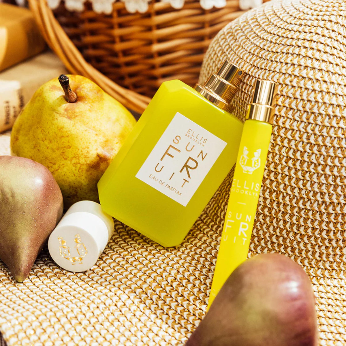 Sun Fruit close-up showing fig and jasmine notes for a sunny daytime scent