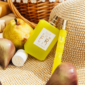 Sun Fruit close-up showing fig and jasmine notes for a sunny daytime scent
