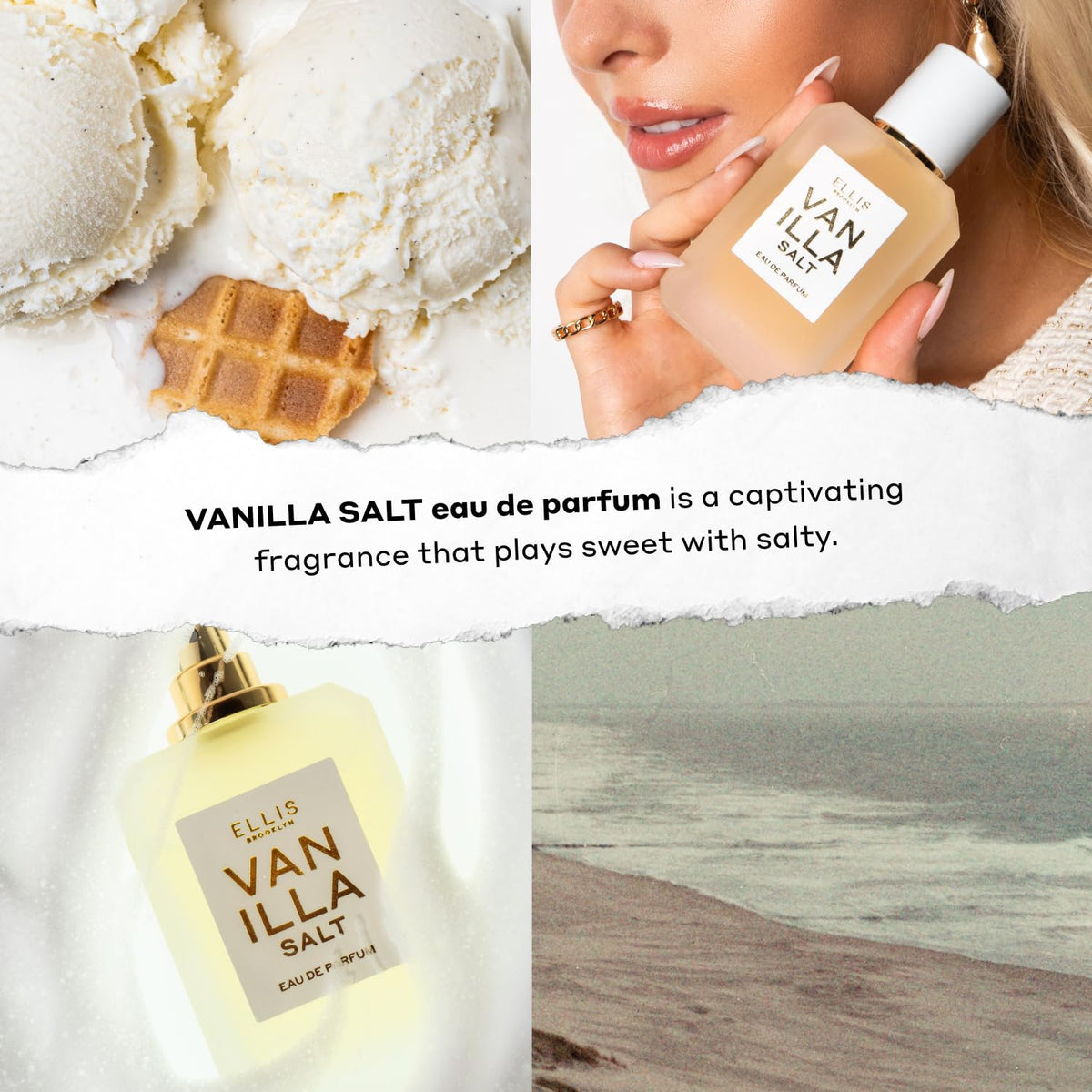 Ellis Brooklyn Vanilla Salt outer box, premium packaging for shelf appeal.