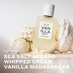 Ellis Brooklyn Vanilla Salt packaging box showing sleek, gift-worthy presentation.