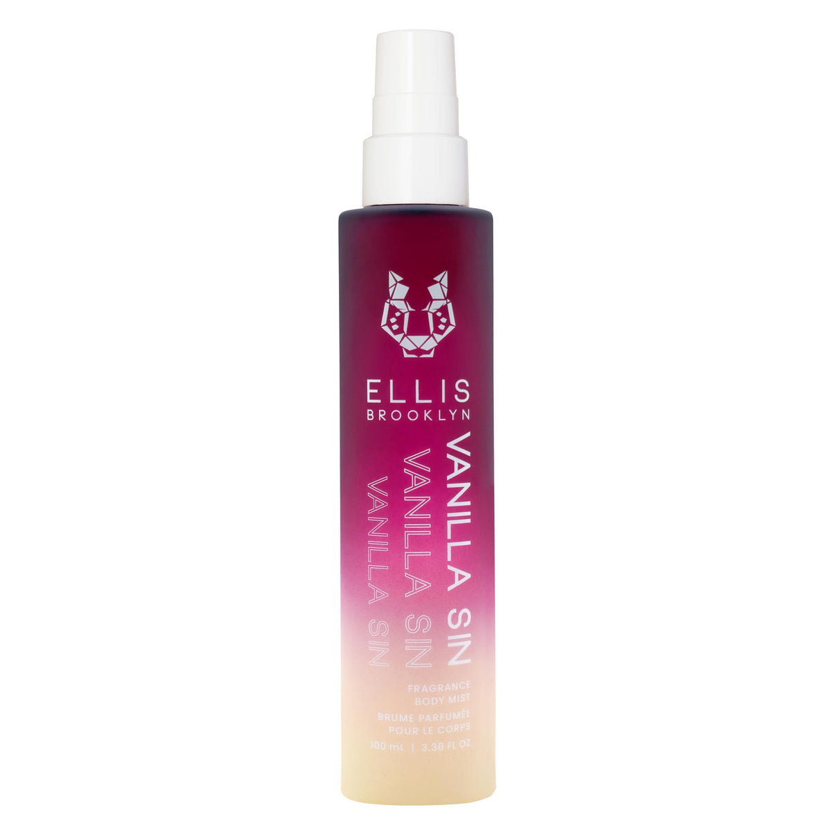 Ellis Brooklyn Vanilla Sin fragrance mist bottle for everyday wear.