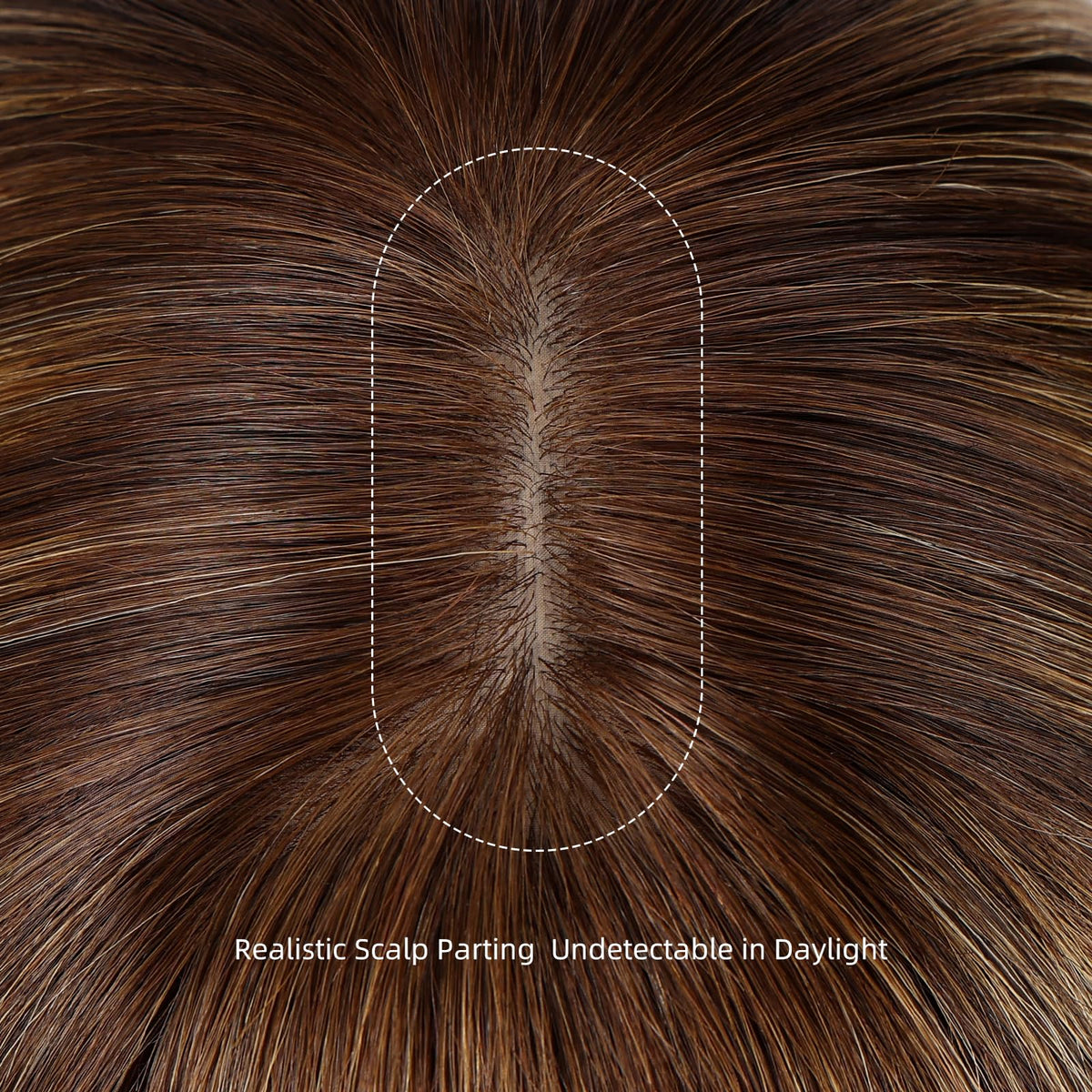 ELLORS wig adjustable strap inside ensures secure, personalized fit during daily wear.