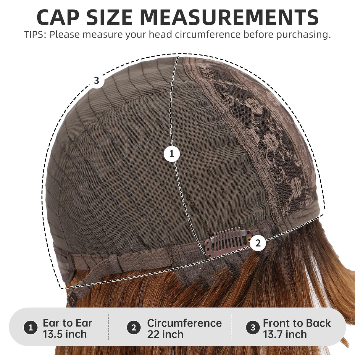 ELLORS wig color options image hints at versatile styling for any occasion.