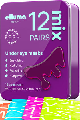 Elluma Beauty Energizing Caffeine Eye Patches revive tired eyes with a caffeine boost