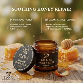 Eloix Tallow Honey Balm ingredients highlight grass-fed tallow purity