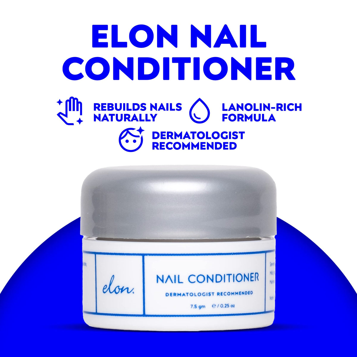 Elon Lanolin-Rich Nail Conditioner brush applying to cuticles