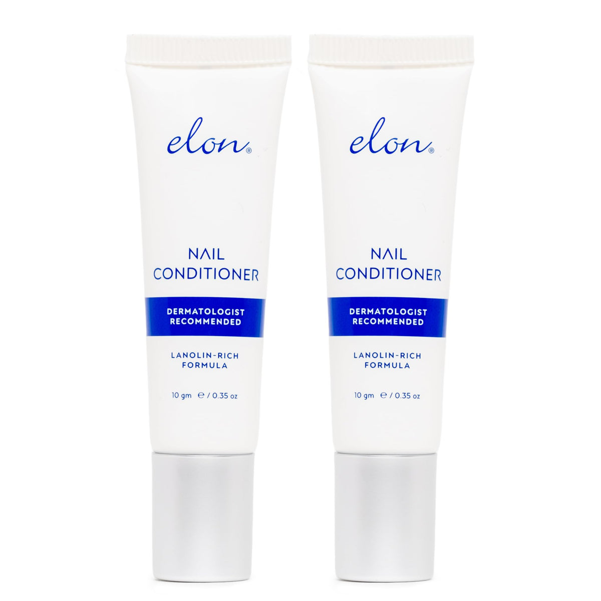 Elon Lanolin-Rich Nail Conditioner tube showing nail and cuticle moisture.