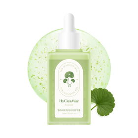 Elravie HyCicaMue Ampoule bottle — lightweight serum for oil balance and pore refinement.