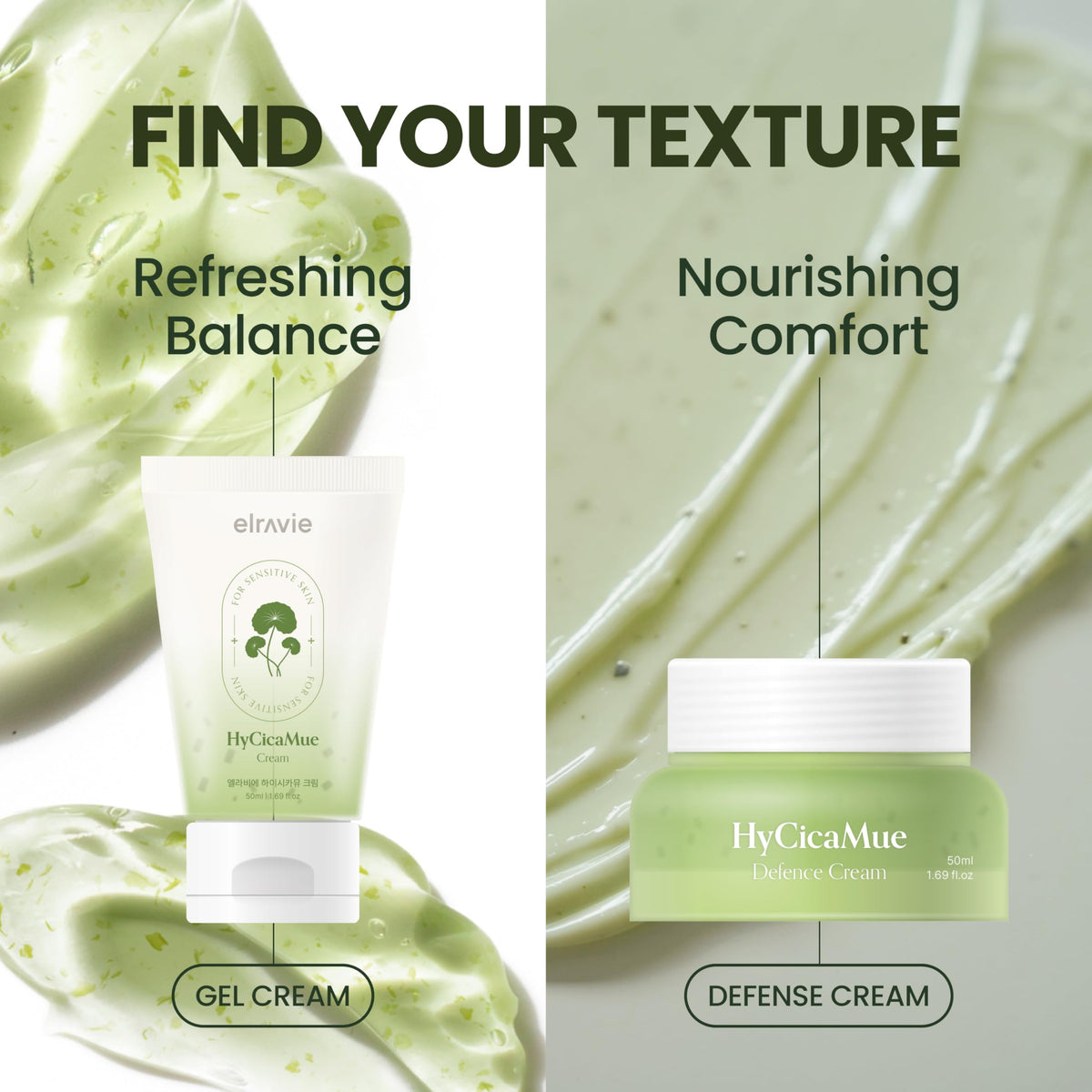 Elravie HyCicaMue Defence Cream used in daily skincare routine for lasting hydration