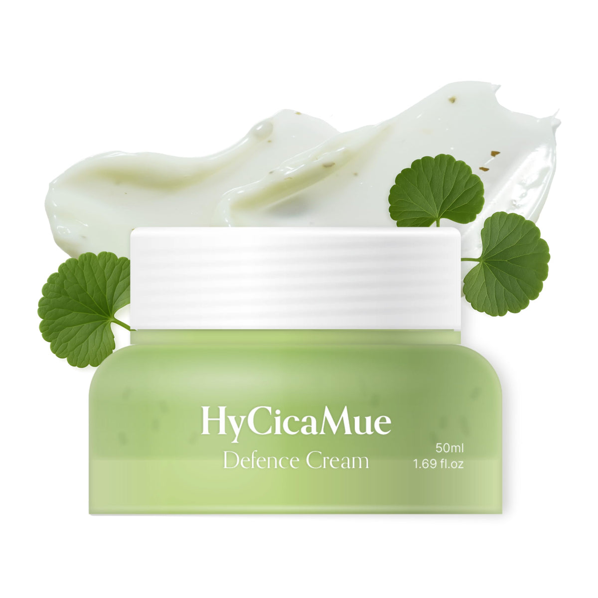 Elravie HyCicaMue Defence Cream packaging showing calm barrier care for sensitive skin