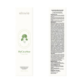 Elravie HyCicaMue packaging highlighting Korean skincare heritage