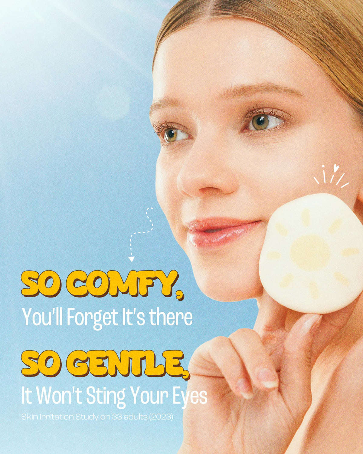ELROEL Pang Pang Big Sun Cushion Plus hypoallergenic formula, lightweight finish.