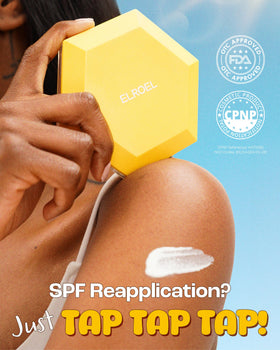 ELROEL SPF50+ PA++++ broad-spectrum cushion protecting skin during daily outdoor activities.