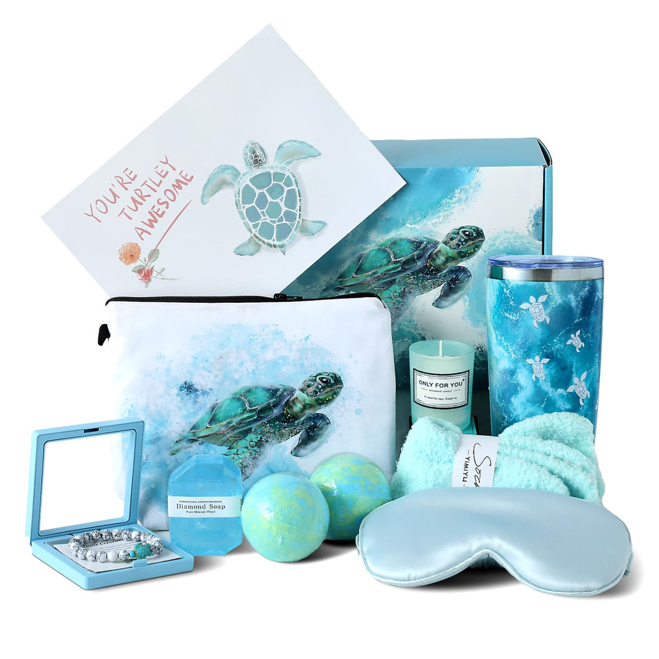 ELSEULAR Sea Turtle Gift Tumbler keeps drinks at the ideal temperature on the go.