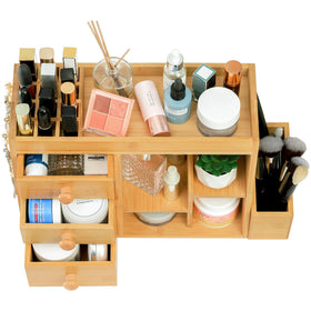 Elsjoy left-side jewelry hooks display necklaces and rings without clutter.
