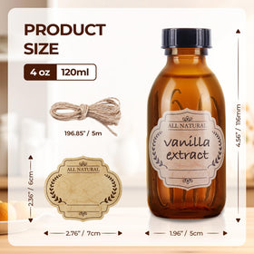 Elumeiro bottle with writable label for easy dating and organized gifts.