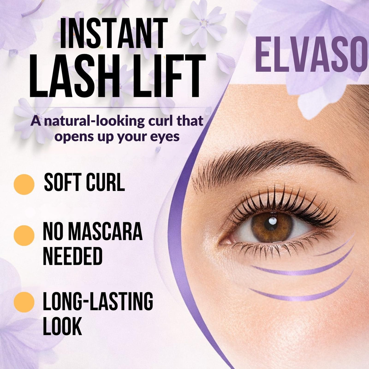 Elvaso glue balm secures lashes gently on pad surface during lift