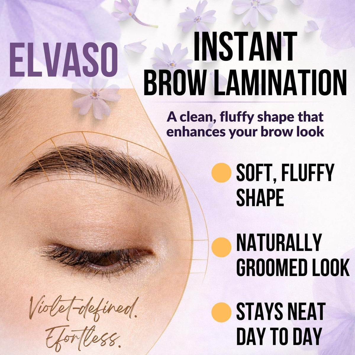 Elvaso professional formulas guide a controlled lift with clear instructions