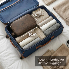 Elviros bag easy-clean nylon lining dries quickly after use.