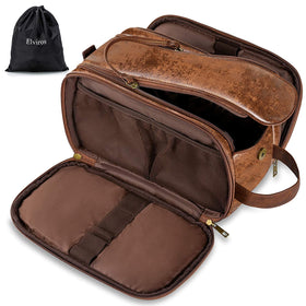 Elviros Toiletry Bag for Men with large capacity for organized travel