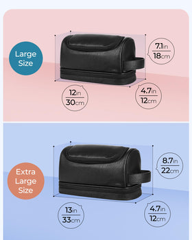 Elviros toiletry bag travel organizer ideal for gym or camping.