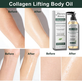 Close-up of lightweight, non-greasy texture of Elycura Body Oil