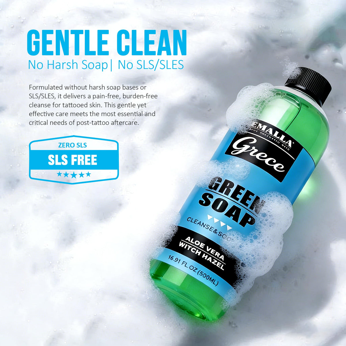 Compact 8oz squeeze bottle designed for precise flow and minimal waste