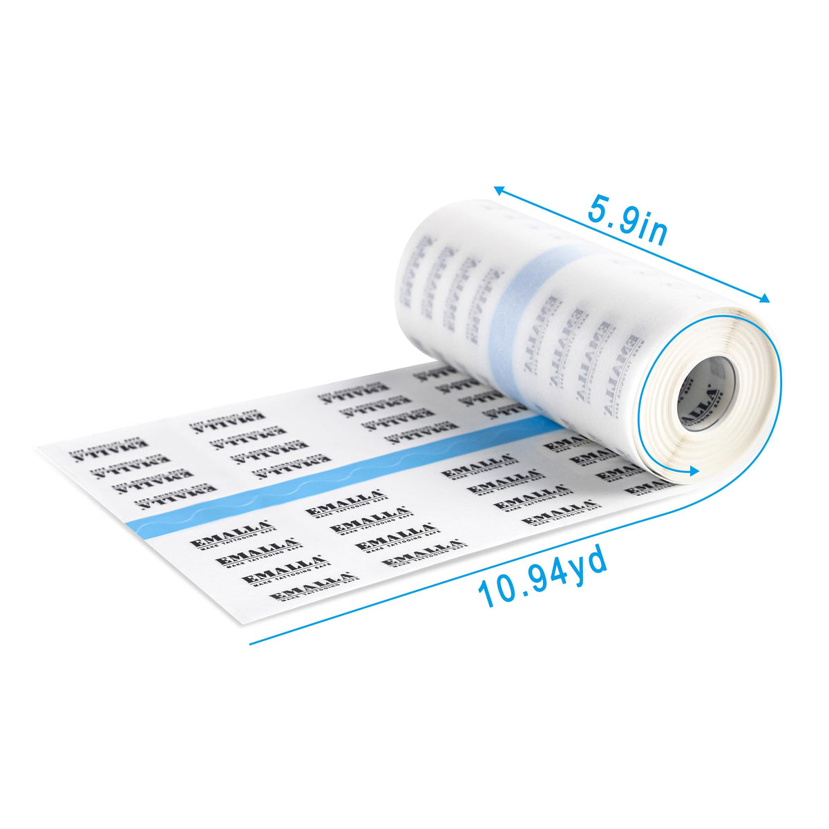 Emalla GRECE tattoo bandage waterproof film provides invisible protection against water and sweat.