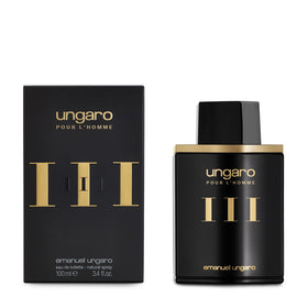 Emanuel Ungaro Pour L'Homme III bottle front view for versatile daily wear