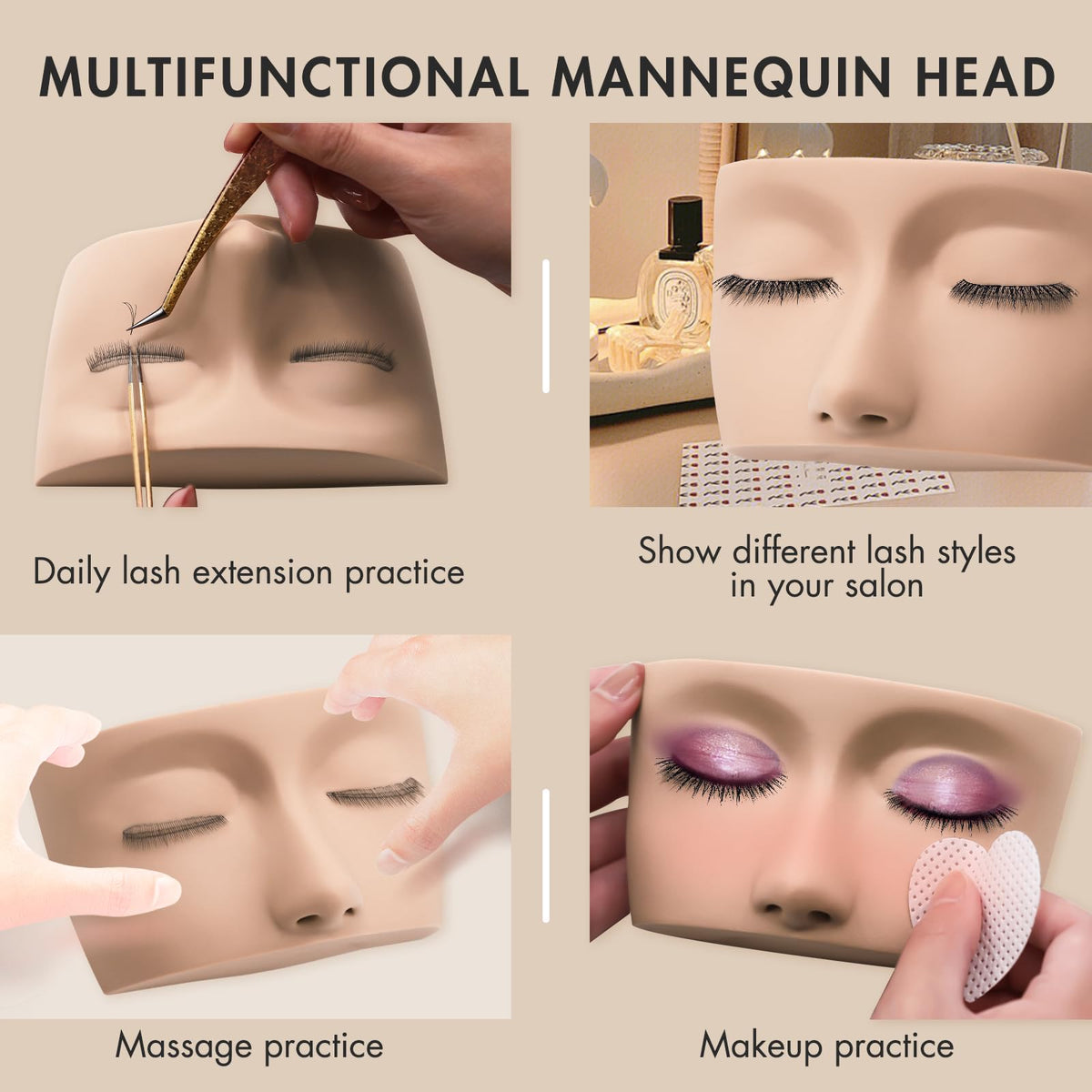 Embagol 3 Lash Layers head beginner-friendly tool for practice and technique development.