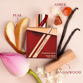 Embarooge Arabian Noir cap top emphasizes premium finish