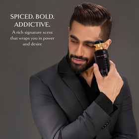 Embarouge Kama Noir amber-vanilla hue suggests warmth for daytime wear